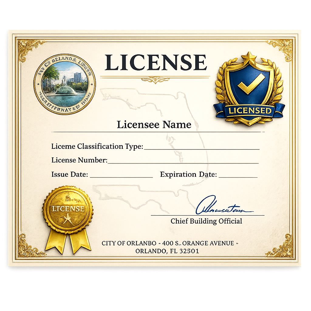 Licensed certificate
